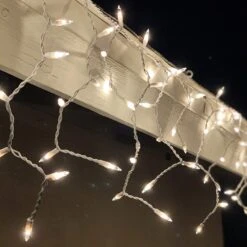3 Packs, 150 Incandescent Icicle Lights, Warm White