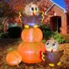 6ft Inflatable Stacking Pumpkin Turkey
