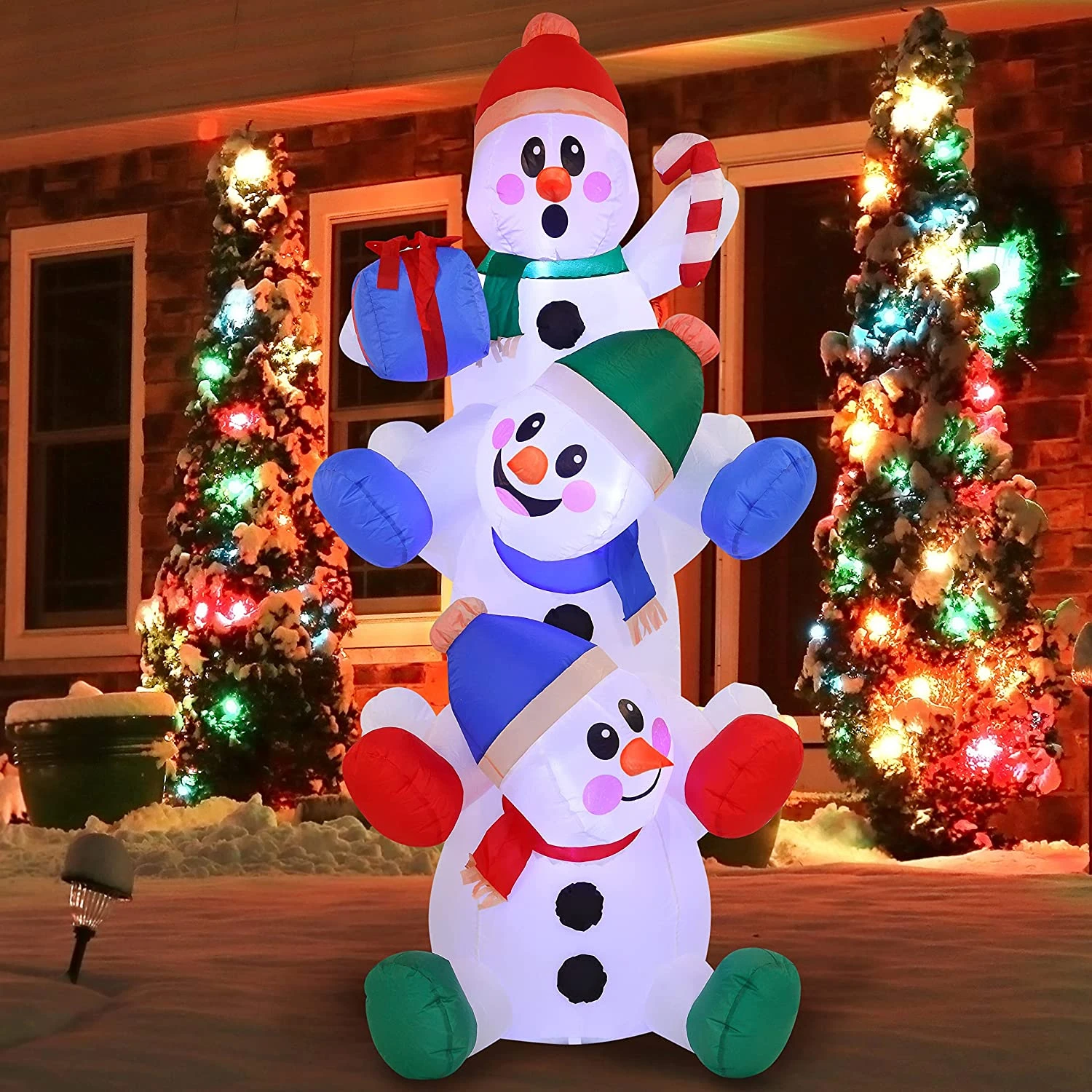 Large Snowman Inflatable (6 Ft)