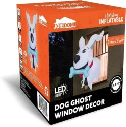 Joiedomi 3.5 FT Halloween Inflatable Dog Broke Out From Window -Halloween Decorations Store Joiedomi3.5FTHalloweenInflatableDogBrokeOutfromWindow 8
