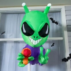 Joiedomi 4.5 FT Halloween Inflatable Alien Window Breaker With Built-in LED 17 Joiedomi 4.5 FT Halloween Inflatable Alien Window Breaker With Built-in LED -Halloween Decorations Store Joiedomi4.5FTHalloweenInflatableAlienWindowBreakerwithBuilt inLED 8