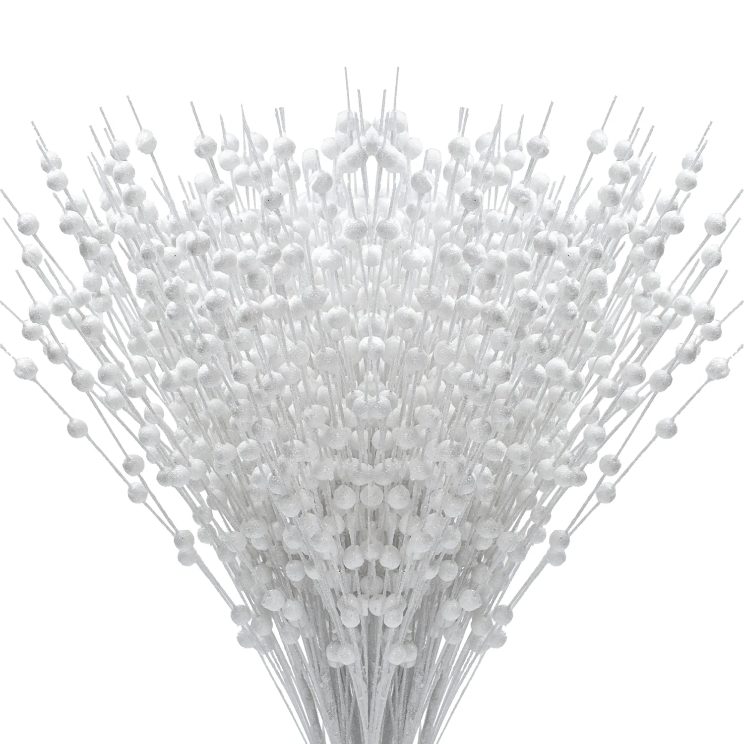 20" Christmas Tree Berry Stem (White) - 24 Pcs 3 20" Christmas Tree Berry Stem (White) - 24 Pcs