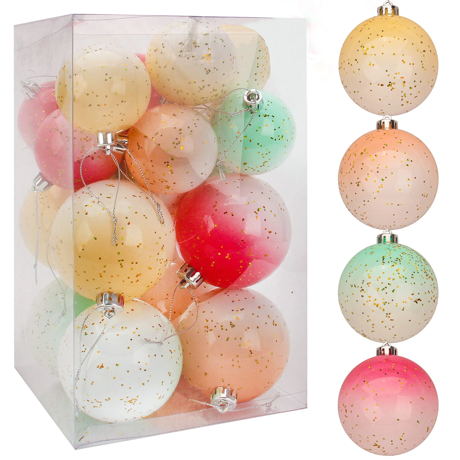 20Pcs Macaroon Design Christmas Ball 3 20Pcs Macaroon Design Christmas Ball