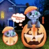 Tall Animated Halloween Kitty Cat On Pumpkin Inflatable (5 Ft) 2 Tall Animated Halloween Kitty Cat On Pumpkin Inflatable (5 Ft) -Halloween Decorations Store image 1 cf0d8331 e4a1 4216 9d88 39c47d4bdbf0