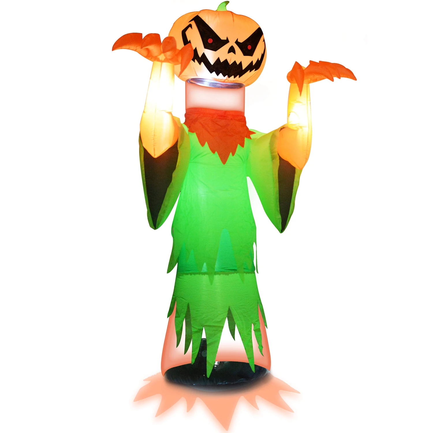 Jumbo Floating Head Pumpkin Wizard Inflatable (8 Ft) - Image 2