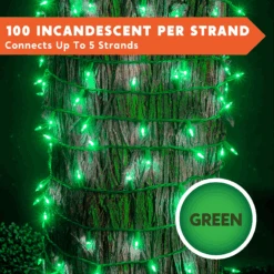 2 Sets Of 100-Count Green String Lights 13 2 Sets Of 100-Count Green String Lights -Halloween Decorations Store image 3 1e794f29 7bcc 4246 a46e b5336b16e6ca