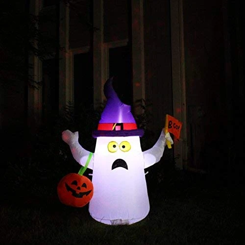 Tall Naughty Ghost Inflatable (5 Ft) - Image 3