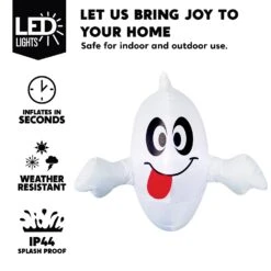 4ft Halloween Inflatable Ghost Coming Out From Tree -Halloween Decorations Store image 3 782628dd 24e7 48f7 831e 52ada1366237
