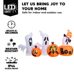 7ft Inflatable Horizontal Ghost With Pumpkins -Halloween Decorations Store image 3 82b6cac5 01ba 4ab6 93f4 00d7ab7be7e4