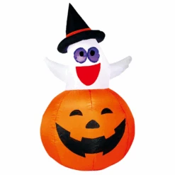 Tall Ghost With Witch Hat In Pumpkin Inflatable (4.5 Ft) 11 Tall Ghost With Witch Hat In Pumpkin Inflatable (4.5 Ft) -Halloween Decorations Store image 3 cf0049b1 6afd 4200 a5a5 2eb9bf1691c6