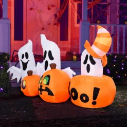 7ft Inflatable Horizontal Ghost With Pumpkins -Halloween Decorations Store image 4 41abf4d2 099c 4089 8df3 8a1051102280
