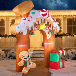 Giant Gingerbread House Archway Inflatable (10 Ft) 14 Giant Gingerbread House Archway Inflatable (10 Ft) -Halloween Decorations Store image 4 694b4cae cfed 4a41 b3ac fa971e7bf0b1