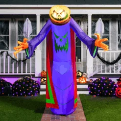 Jumbo Pumpkin Wizard Inflatable (8 Ft) -Halloween Decorations Store image 4 69f5249e 570c 428e bf23 c32143f2bf7c