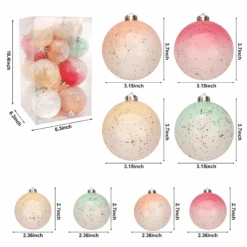 20Pcs Macaroon Design Christmas Ball 13 20Pcs Macaroon Design Christmas Ball -Halloween Decorations Store image 4 74f18741 13ec 48ee acb2 c47fec6bea4a