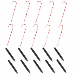 28in Christmas Candy Cane Pathway Markers -Halloween Decorations Store image 4 90835559 1b71 4288 bf32 cd75f263789e