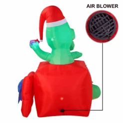 6 FT Tall Inflatable Dinosaur In A Gift Box -Halloween Decorations Store image 4 923ca79d 5b22 445e bbe9 cf30e5637adf