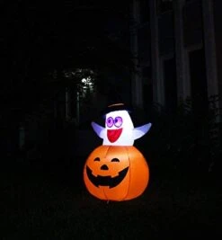 Tall Ghost With Witch Hat In Pumpkin Inflatable (4.5 Ft) 12 Tall Ghost With Witch Hat In Pumpkin Inflatable (4.5 Ft) -Halloween Decorations Store image 4 f65d520c 511c 4c8b 8acf 4006addd63b1