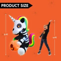Tall Sitting Skeleton Inflatable Ride A Unicorn Costume (5 Ft) 14 Tall Sitting Skeleton Inflatable Ride A Unicorn Costume (5 Ft) -Halloween Decorations Store image 5 0c5ffb75 381e 4554 b813 e34d12b1a3ae