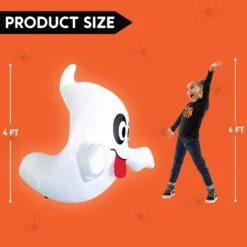 4ft Halloween Inflatable Ghost Coming Out From Tree -Halloween Decorations Store image 5 63633ddc 21c0 45b1 ab5d 066231b4eca5