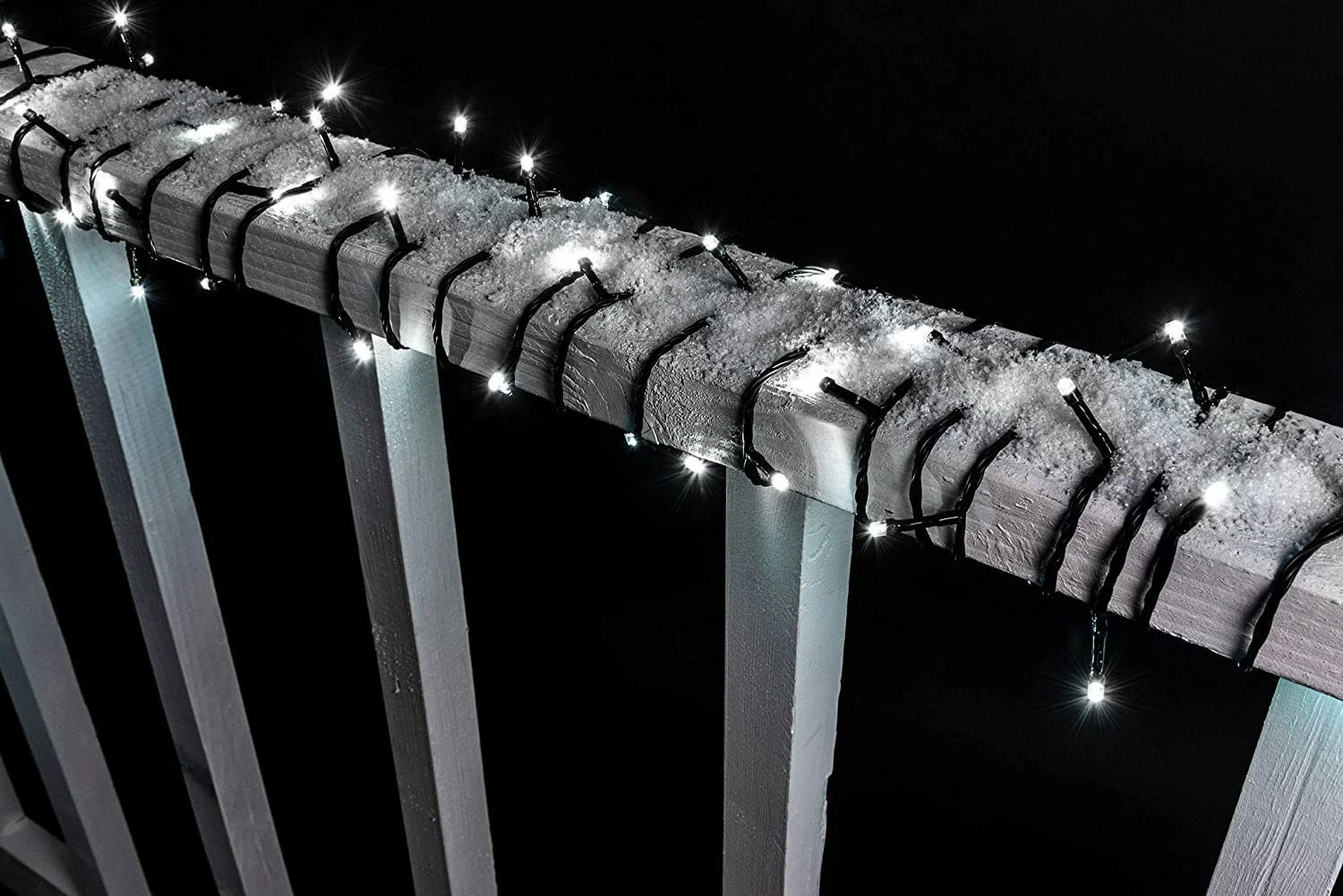 600 LED Christmas String Lights Cool White - Image 5