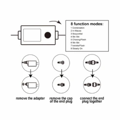 500 Multicolor LED Green Wire String Lights -Halloween Decorations Store image 5 a2537c82 145c 48a9 be01 ec26db81d053