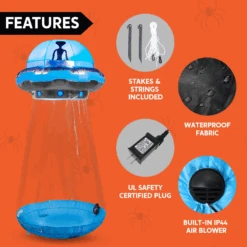 Jumbo UFO Inflatable (9 Ft) -Halloween Decorations Store image 6 139f9320 57e8 4bf4 ba01 00840551c1a6