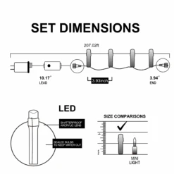 600 Multicolor LED Green Wire String Lights -Halloween Decorations Store image 6 1c75185e d95c 4902 b673 b006cc221285