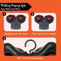 Halloween Flashing Peeping Eyes Lights (3 Pack, Color); Dark-activated -Halloween Decorations Store image 6 22a0c5b8 5429 4b3d a740 2fc9472ad67a