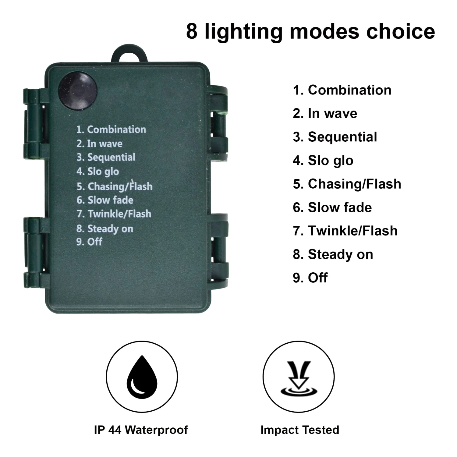 20in Christmas Wreath Flocked With LED Lights - Image 6