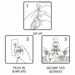 Tall Ghost With Witch Hat In Pumpkin Inflatable (4.5 Ft) 14 Tall Ghost With Witch Hat In Pumpkin Inflatable (4.5 Ft) -Halloween Decorations Store image 6 b34fb2a0 2cc2 4140 b98d 1613e4ca505c