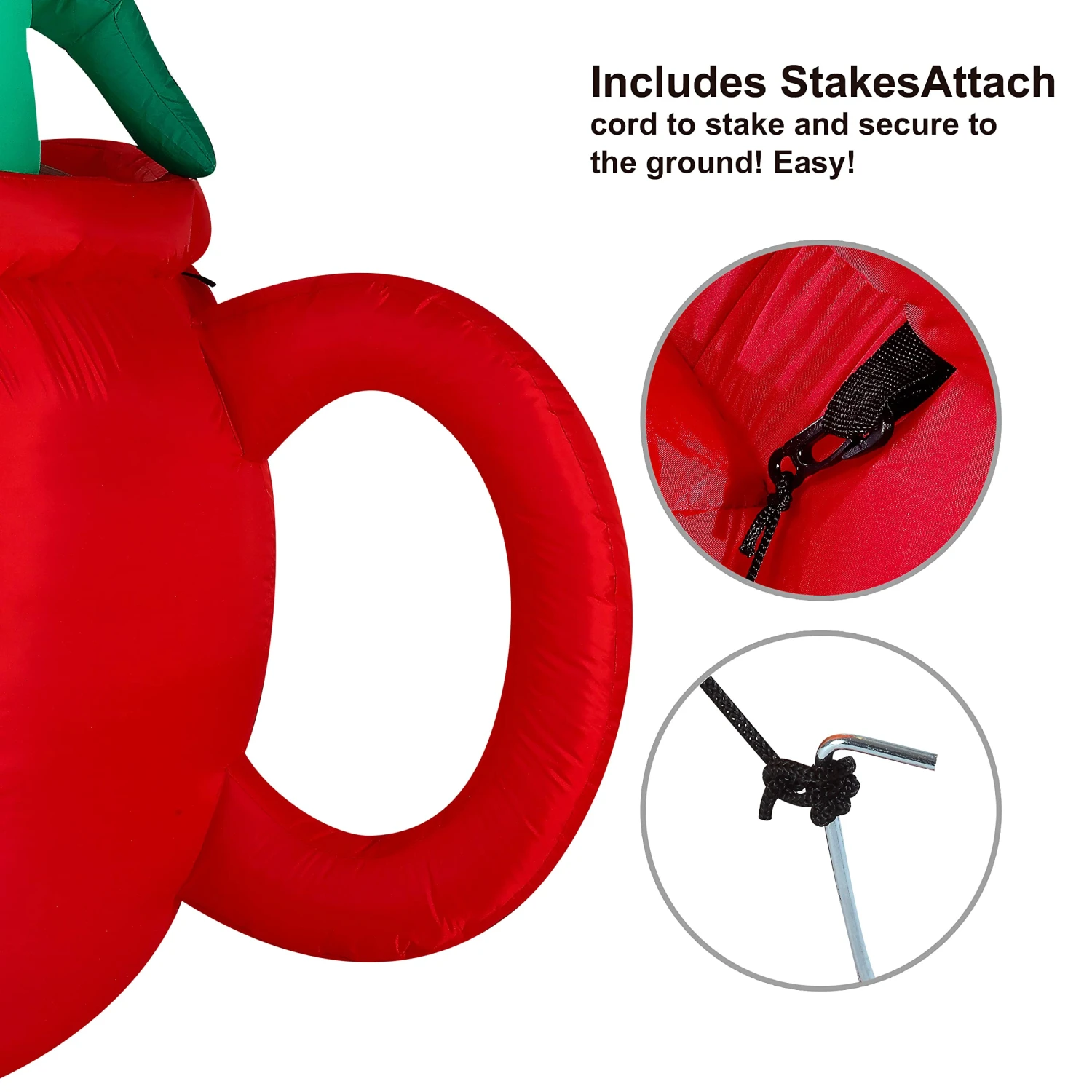 Dinosaur In A Huge Mug Christmas Inflatable - Image 6