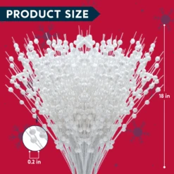 20" Christmas Tree Berry Stem (White) - 24 Pcs 15 20" Christmas Tree Berry Stem (White) - 24 Pcs -Halloween Decorations Store image 7 7a402238 defd 4af1 ae35 be45aa119df0