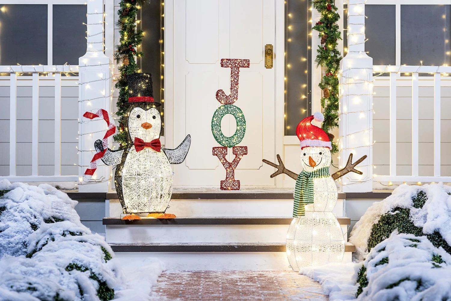 3 FT Cotton Penguin LED Yard Light - Image 7