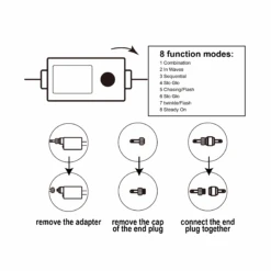 600 Multicolor LED Green Wire String Lights -Halloween Decorations Store image 7 95e5fbb3 35d3 4162 aa7a d99d76c83736