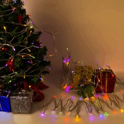 100 Multicolor LED Clear Wire String Lights 17 100 Multicolor LED Clear Wire String Lights -Halloween Decorations Store image 7 b1278998 f8e2 4c70 931c 6afe8a6c0e30