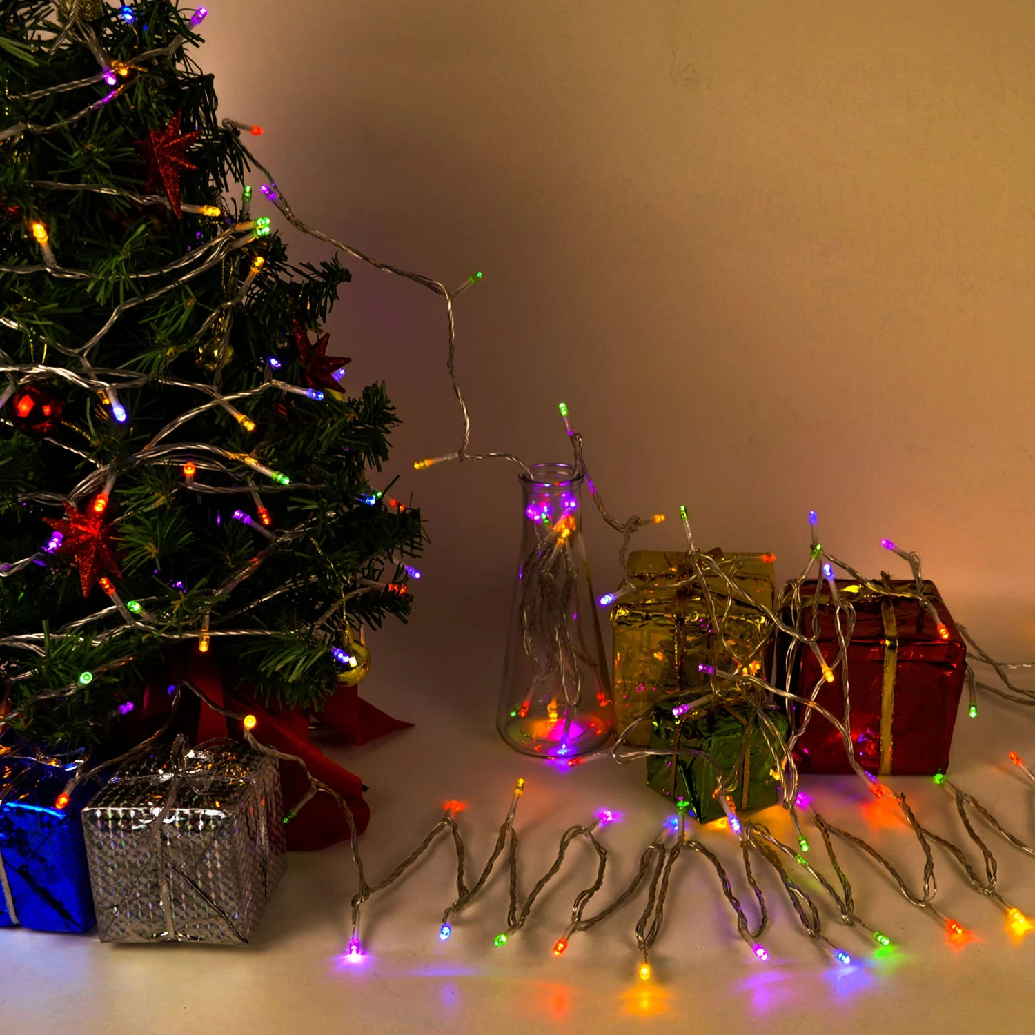 100 Multicolor LED Clear Wire String Lights 9 100 Multicolor LED Clear Wire String Lights - Image 7