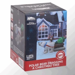 8ft Inflatable Polar Bear Dragging A Christmas Tree -Halloween Decorations Store image 7 da378d47 39f3 46d6 988e 9e10f5324090