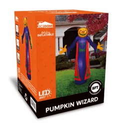 Jumbo Pumpkin Wizard Inflatable (8 Ft) -Halloween Decorations Store image 8 639ac6f1 bf8e 45ed be82 6bc032615bcf