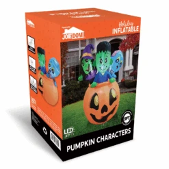 Halloween Tall Three Characters On Pumpkin Inflatable (5 Ft) -Halloween Decorations Store image 8 7138a6cb 2076 447a bdad 36a8500ba967