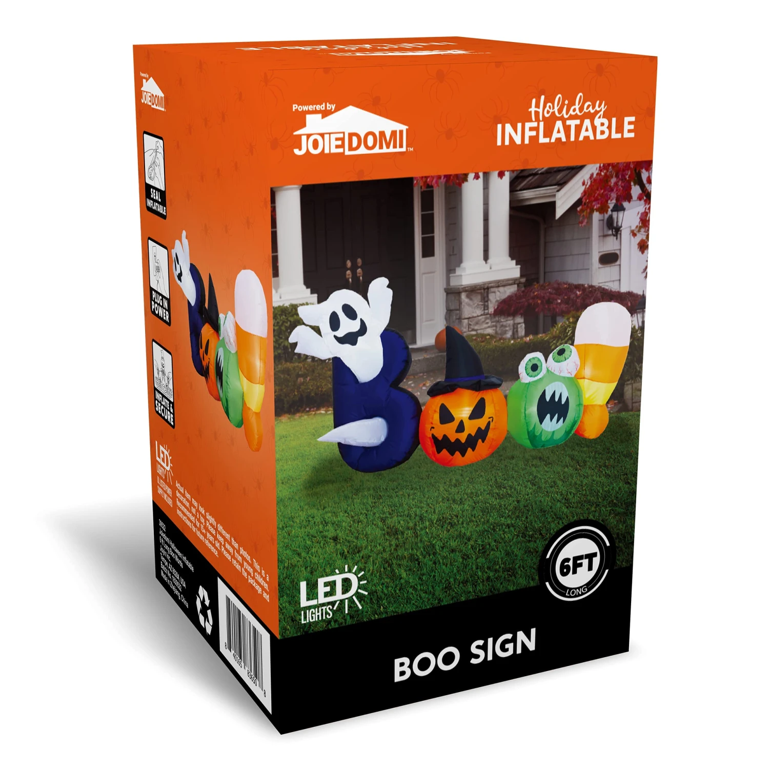 6ft Halloween Inflatable Boo Words - Image 8