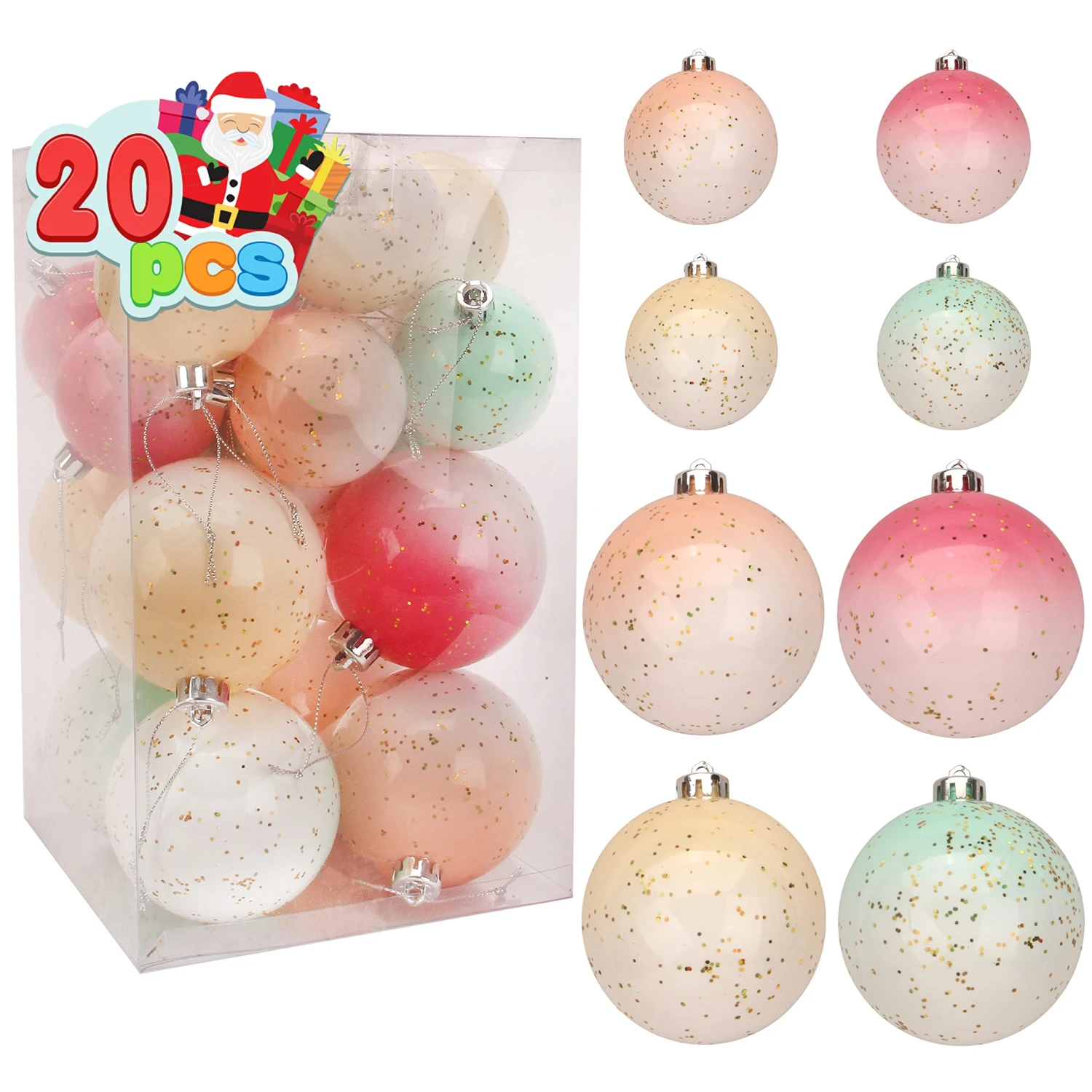 20Pcs Macaroon Design Christmas Ball 10 20Pcs Macaroon Design Christmas Ball - Image 8