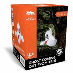 4ft Halloween Inflatable Ghost Coming Out From Tree -Halloween Decorations Store image 8 f4d16b04 1b52 45ac be56 9c09604e2d53