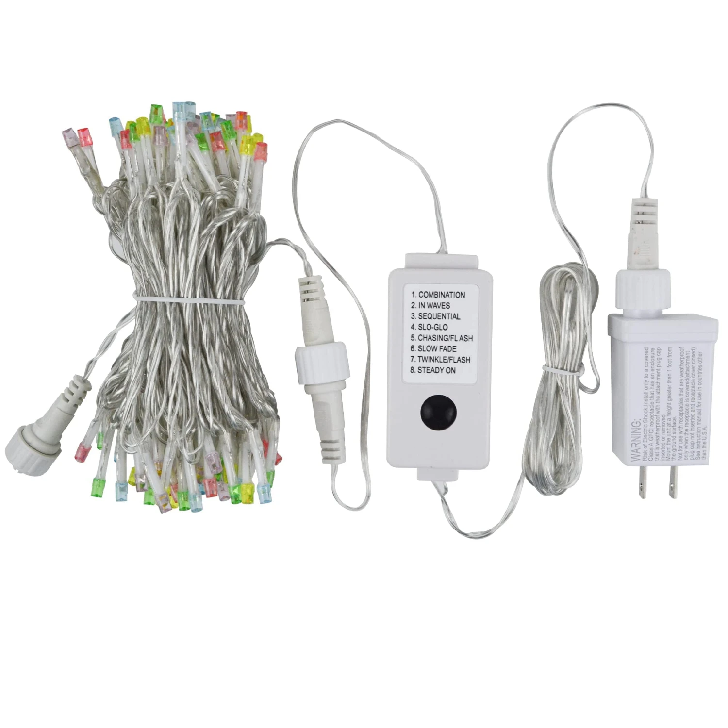 100 Multicolor LED Clear Wire String Lights 11 100 Multicolor LED Clear Wire String Lights - Image 9